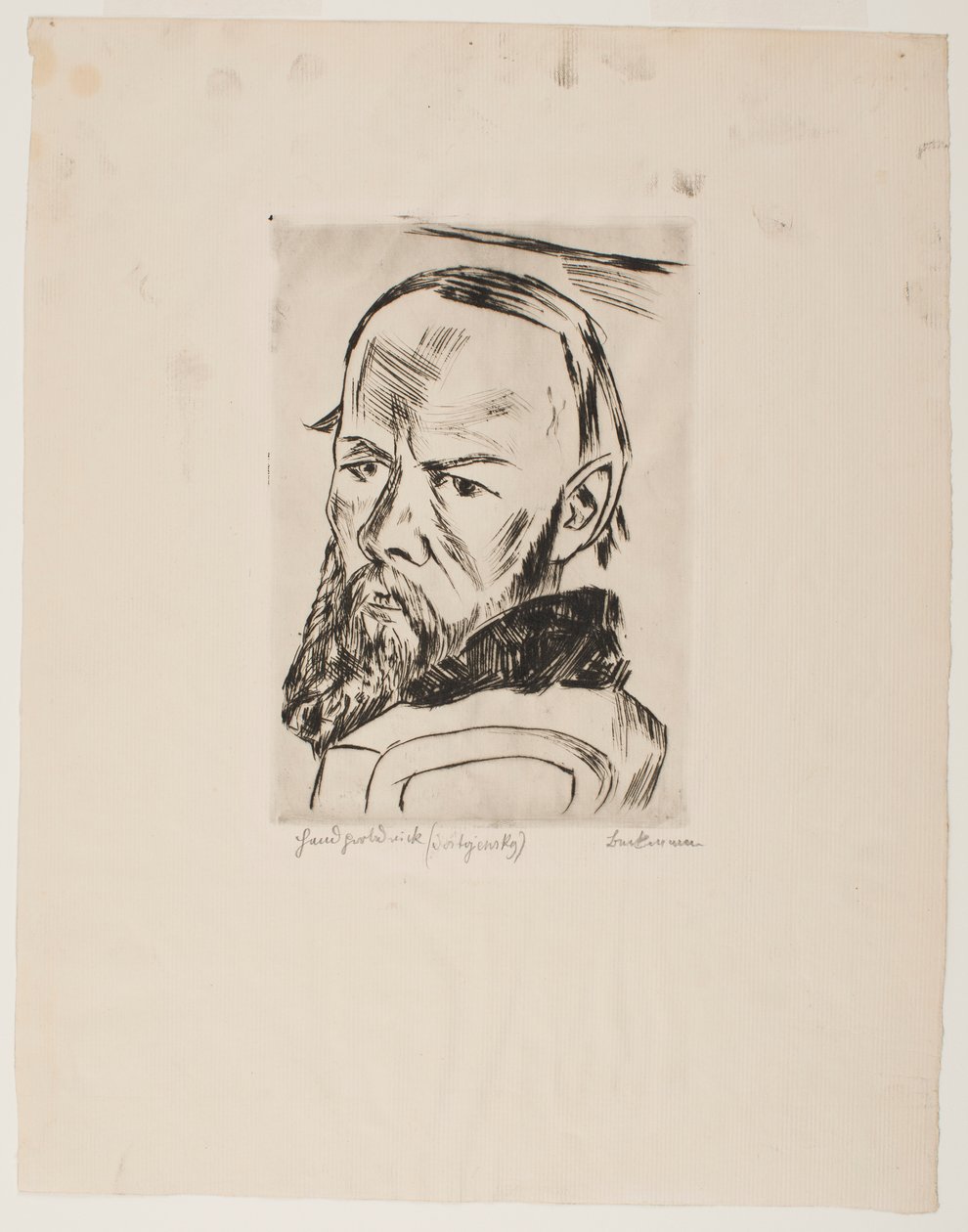 Dostojevski II door Max Beckmann