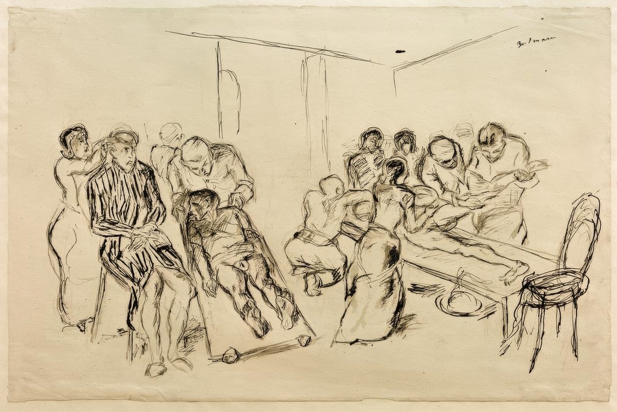 Grote Operatiezaal door Max Beckmann
