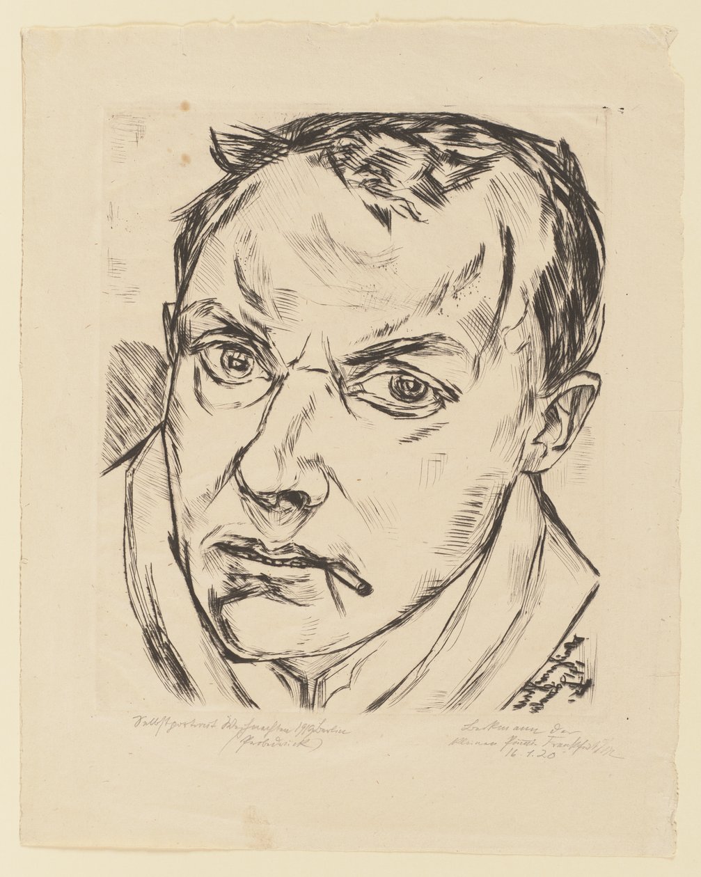 Groot zelfportret door Max Beckmann