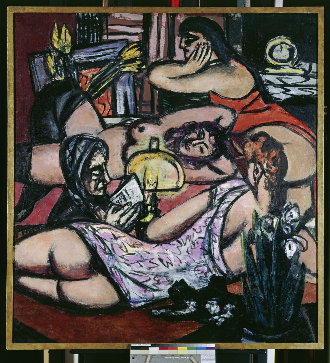 Meisjeskamer door Max Beckmann