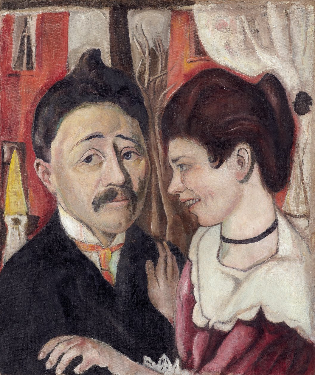 Portret van het echtpaar Carl door Max Beckmann