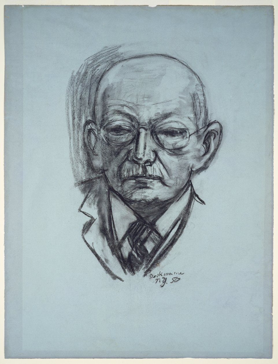 Portret van Georg Swarzenski door Max Beckmann