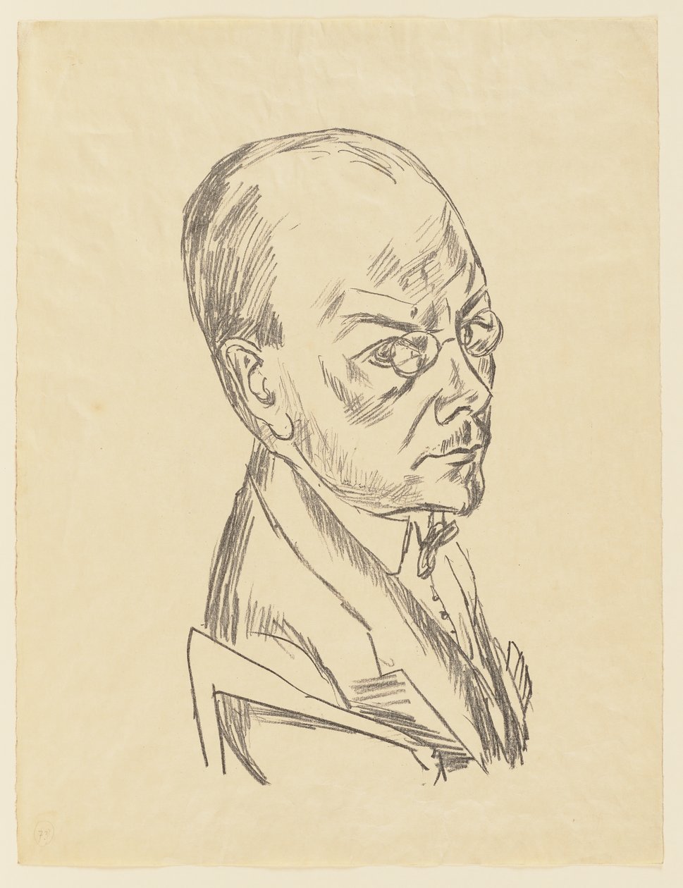Portret van Georg Swarzenski door Max Beckmann