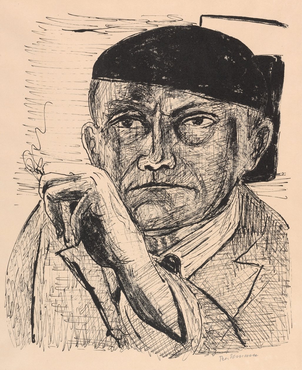 Zelfportret door Max Beckmann