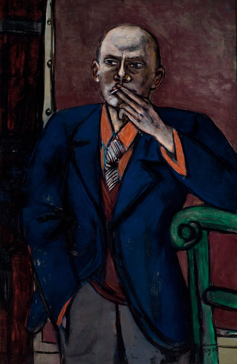 Zelfportret 1950 door Max Beckmann