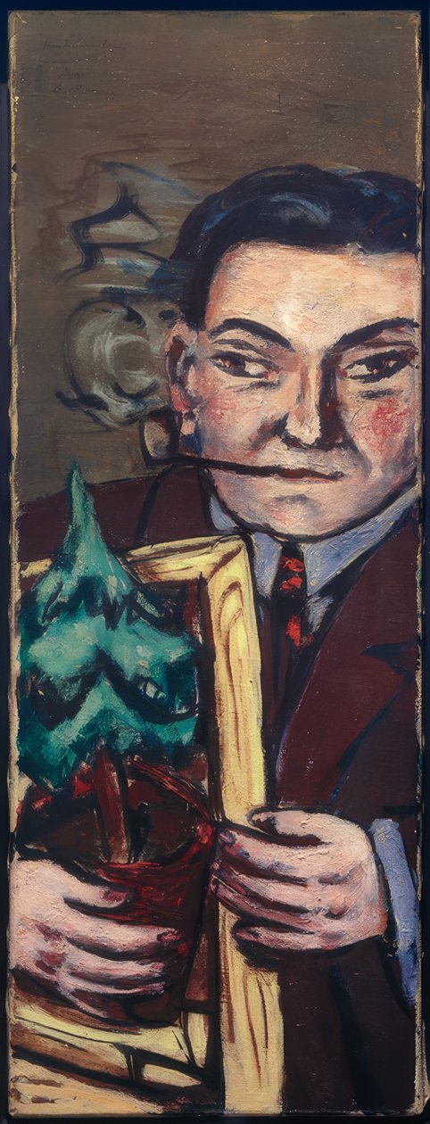 Tannenbaum Gaat naar New York. Portret Herbert Tannenbaum door Max Beckmann