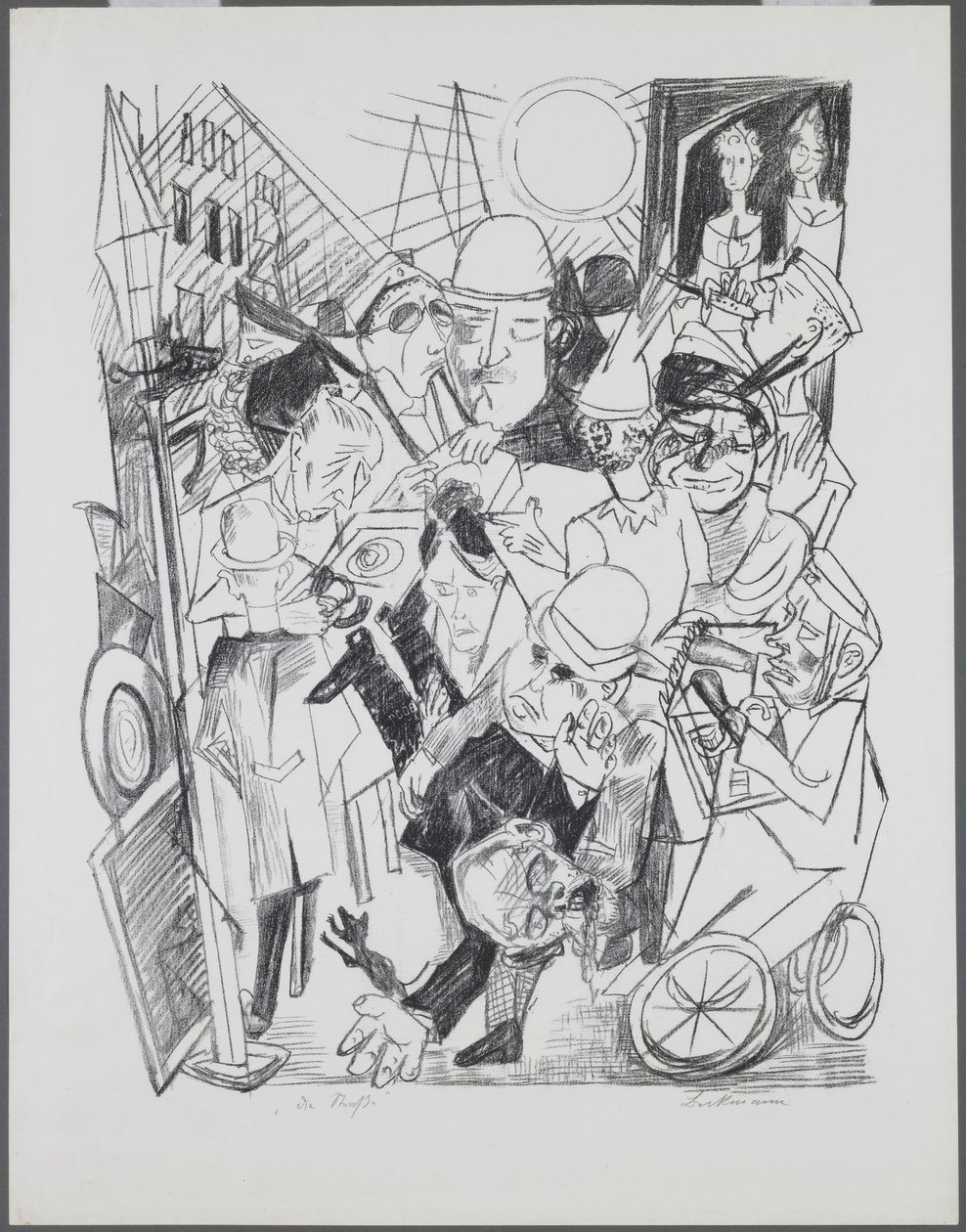 De straat, plaat 3 uit de portfolio 