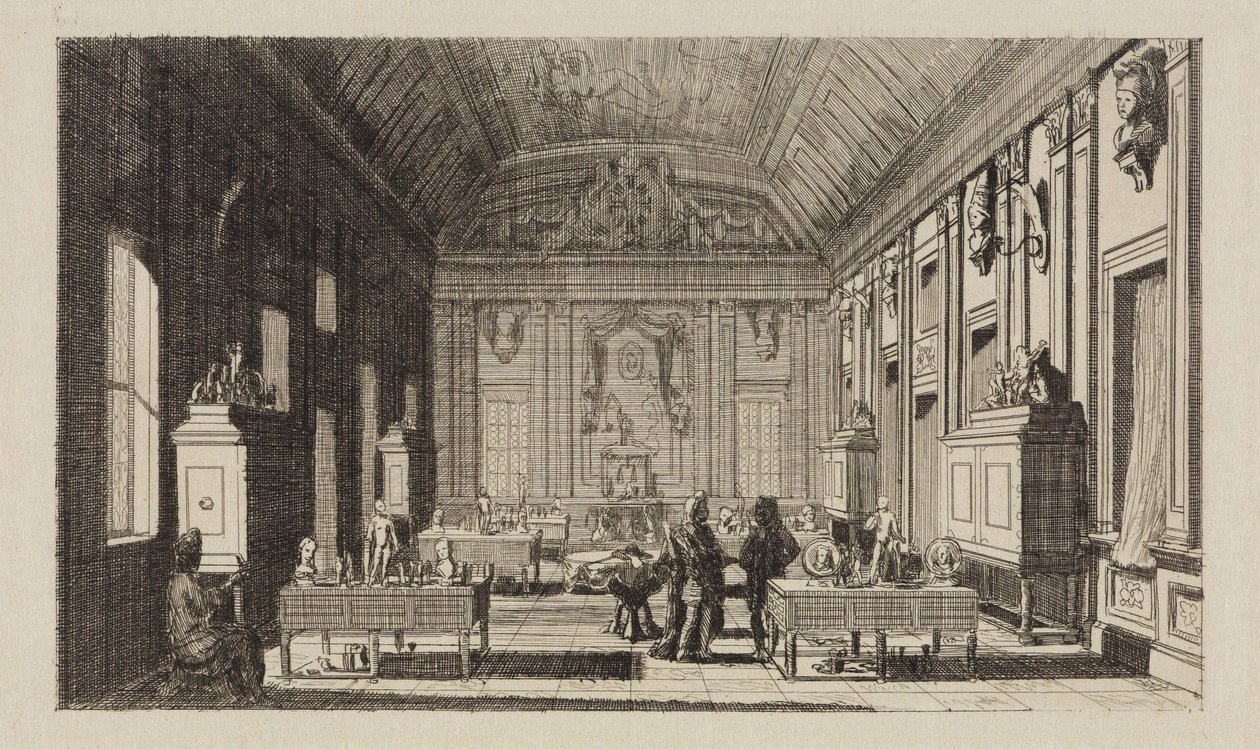 Oude kunstkamer in het Koninklijk Paleis door Max Klinger