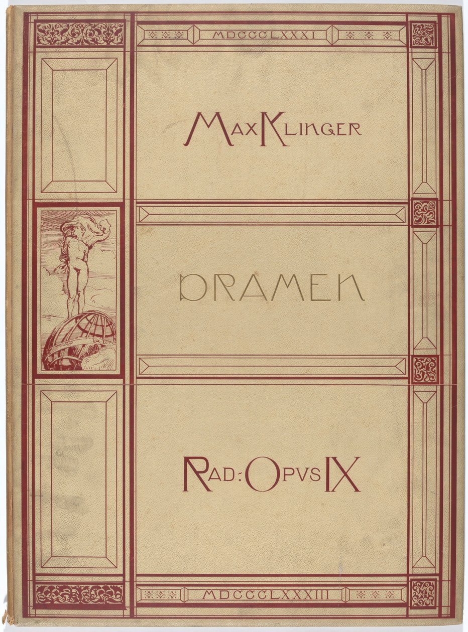 Dramen: VI motieven in X bladen. Etsen Opus IX door Max Klinger