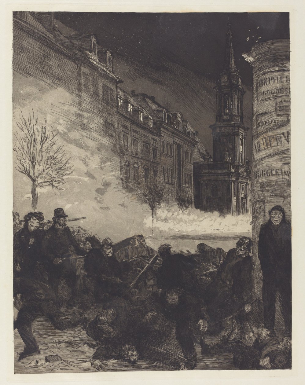 Märztage II, 1883 door Max Klinger