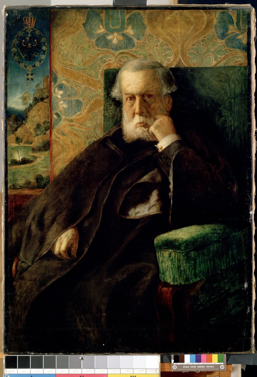 Portret van dokter von Meyer door Max Klinger