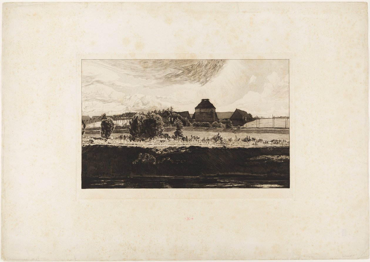 Zomermiddag (Vier landschappen, opus VII, plaat 4) door Max Klinger