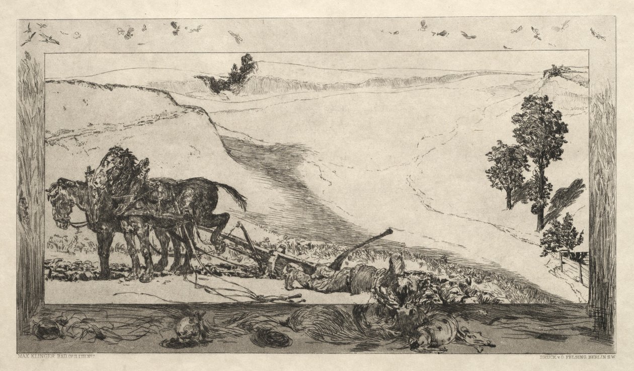 Vom Tode I, Opus II, No. 7 door Max Klinger