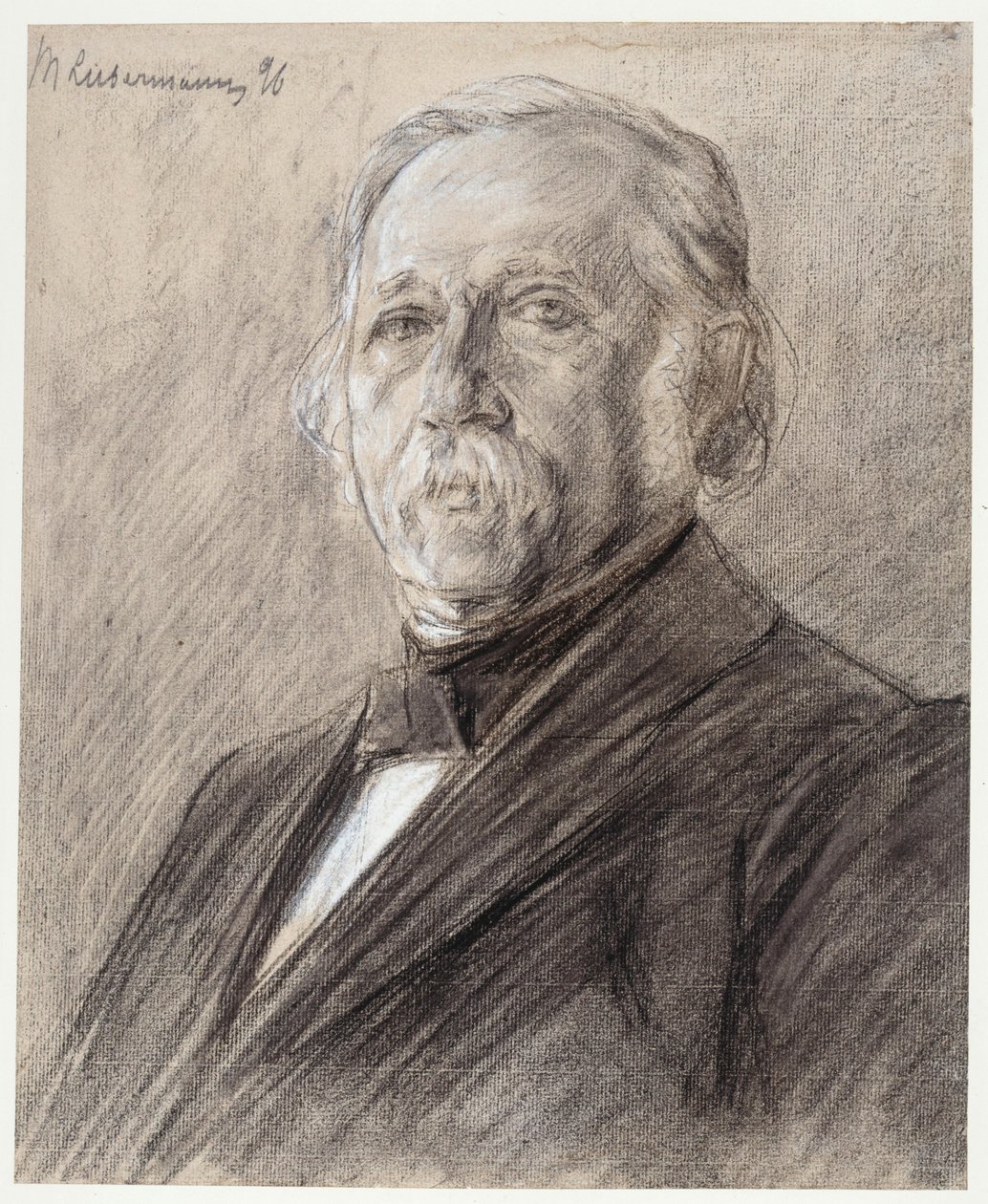 Portret van Theodor Fontane door Max Liebermann