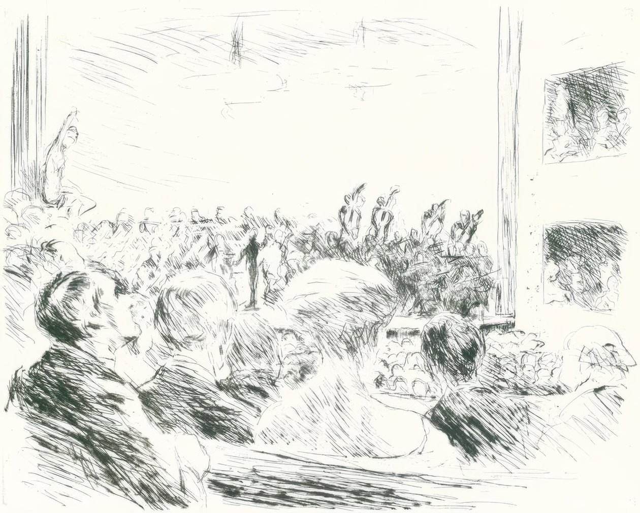 Het symfonieconcert door Max Liebermann