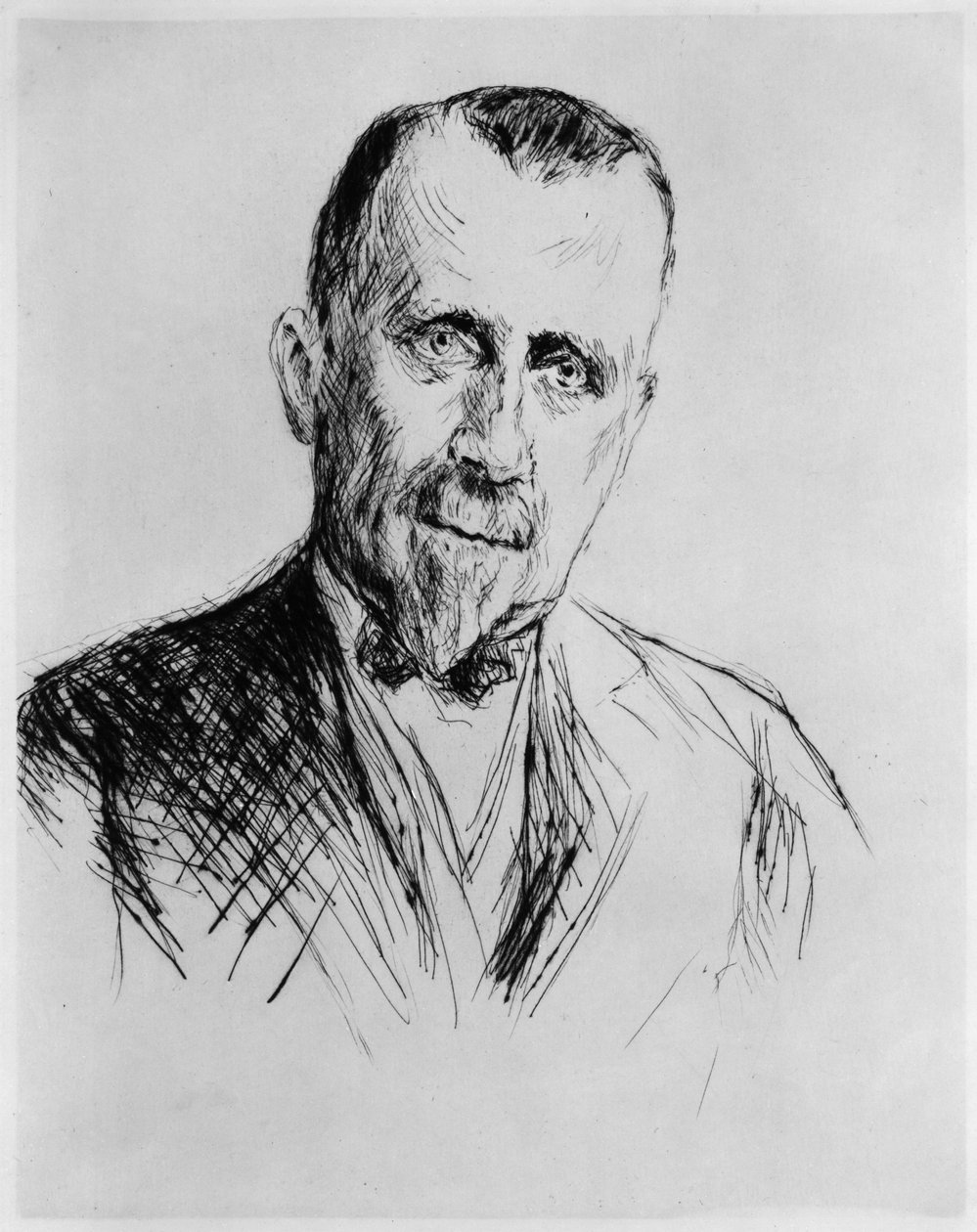 Heinrich Mann door Max Liebermann