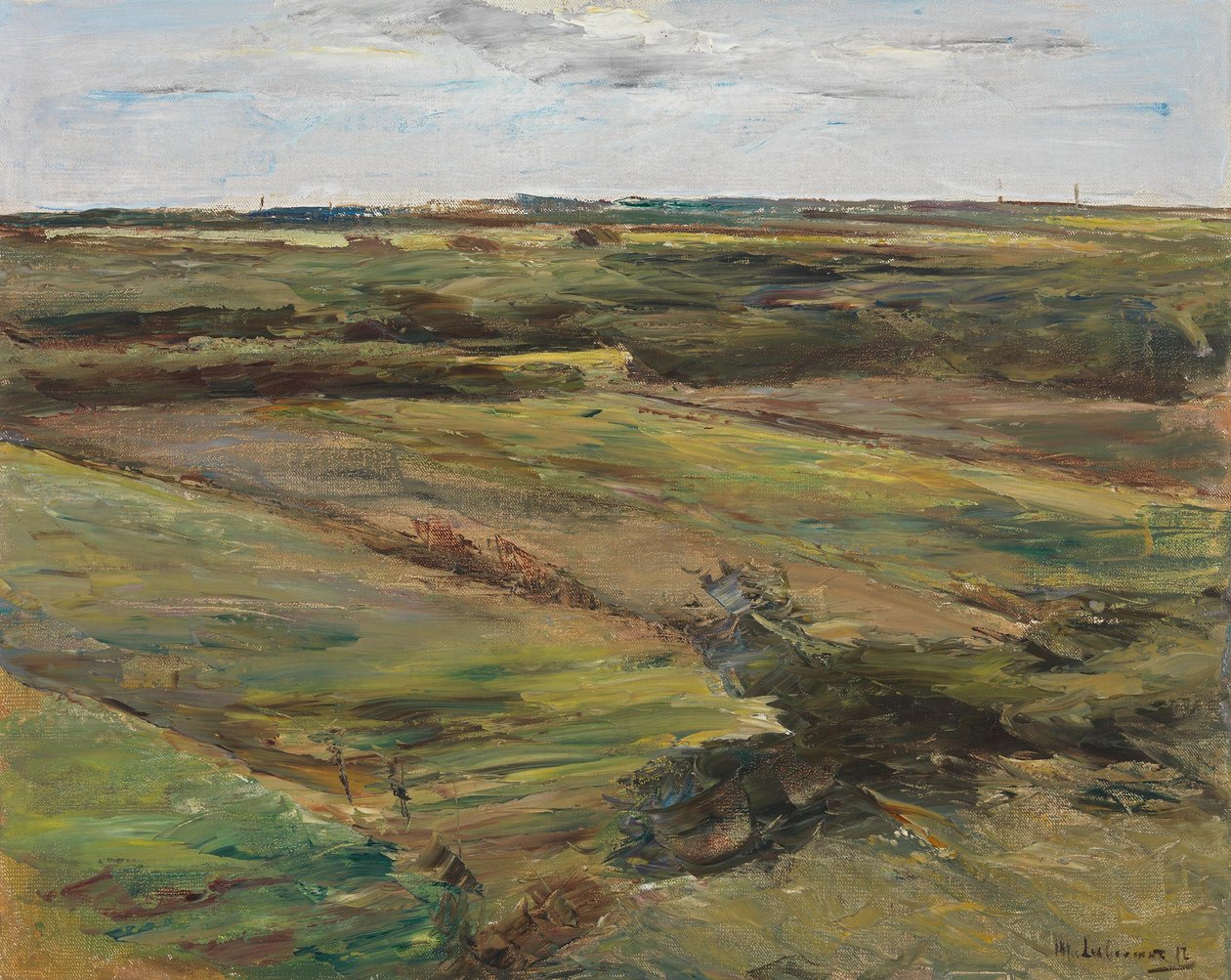 Hollands landschap uit 1912 door Max Liebermann