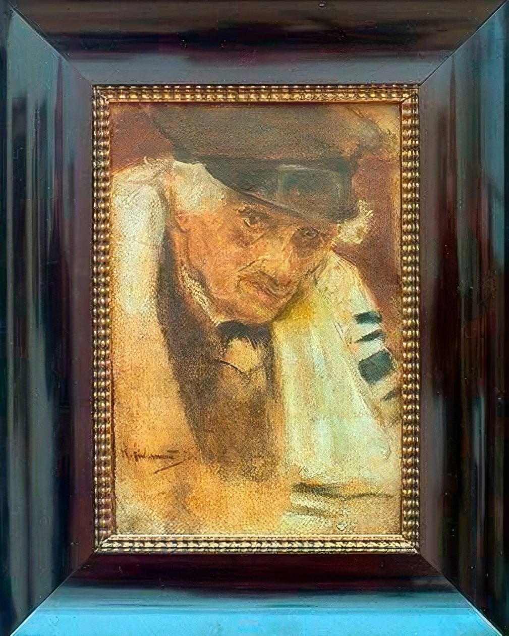 Jood in gebedskleed door Max Liebermann
