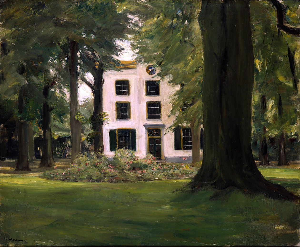 Landhuis in Hilversum door Max Liebermann