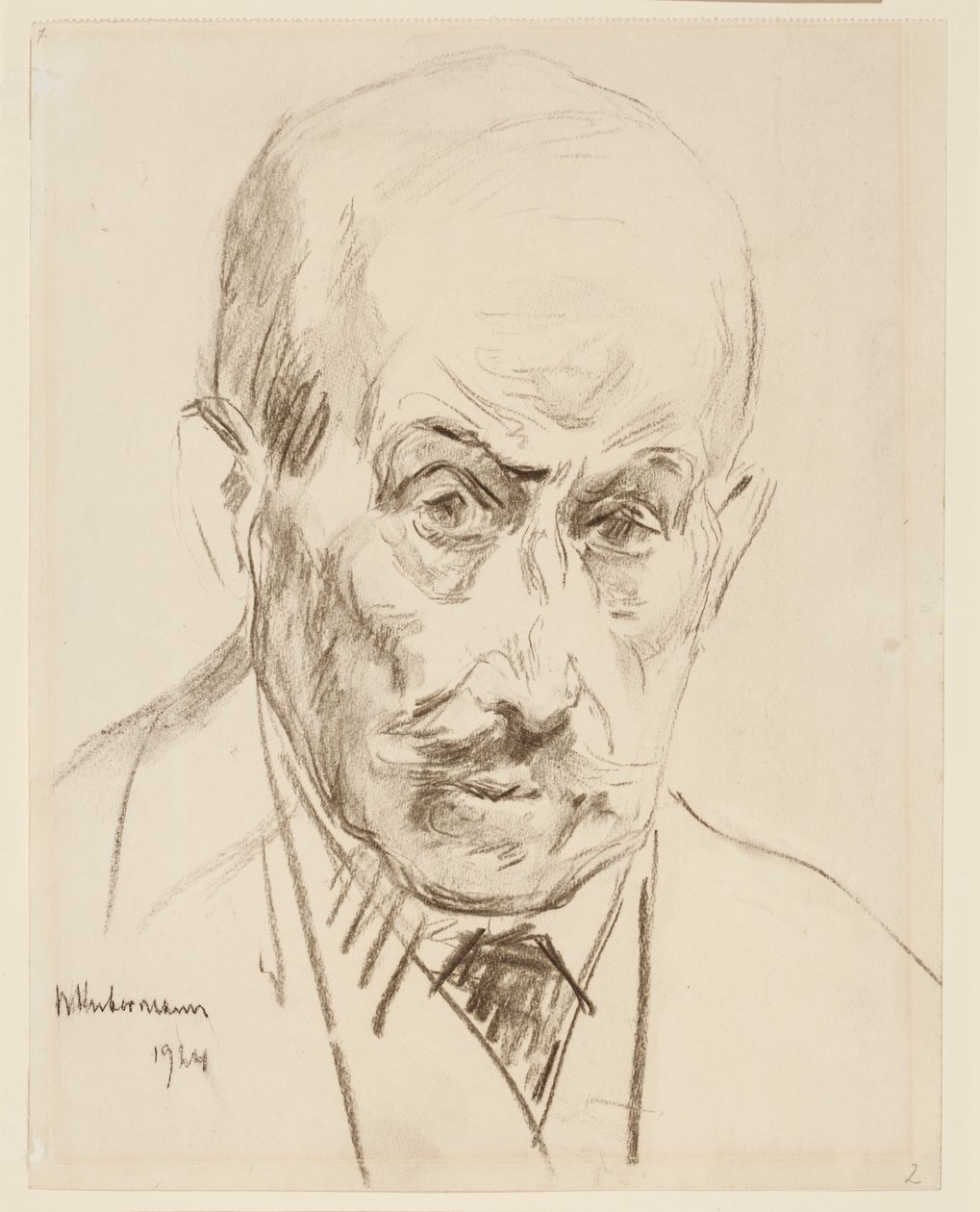 Zelfportret door Max Liebermann