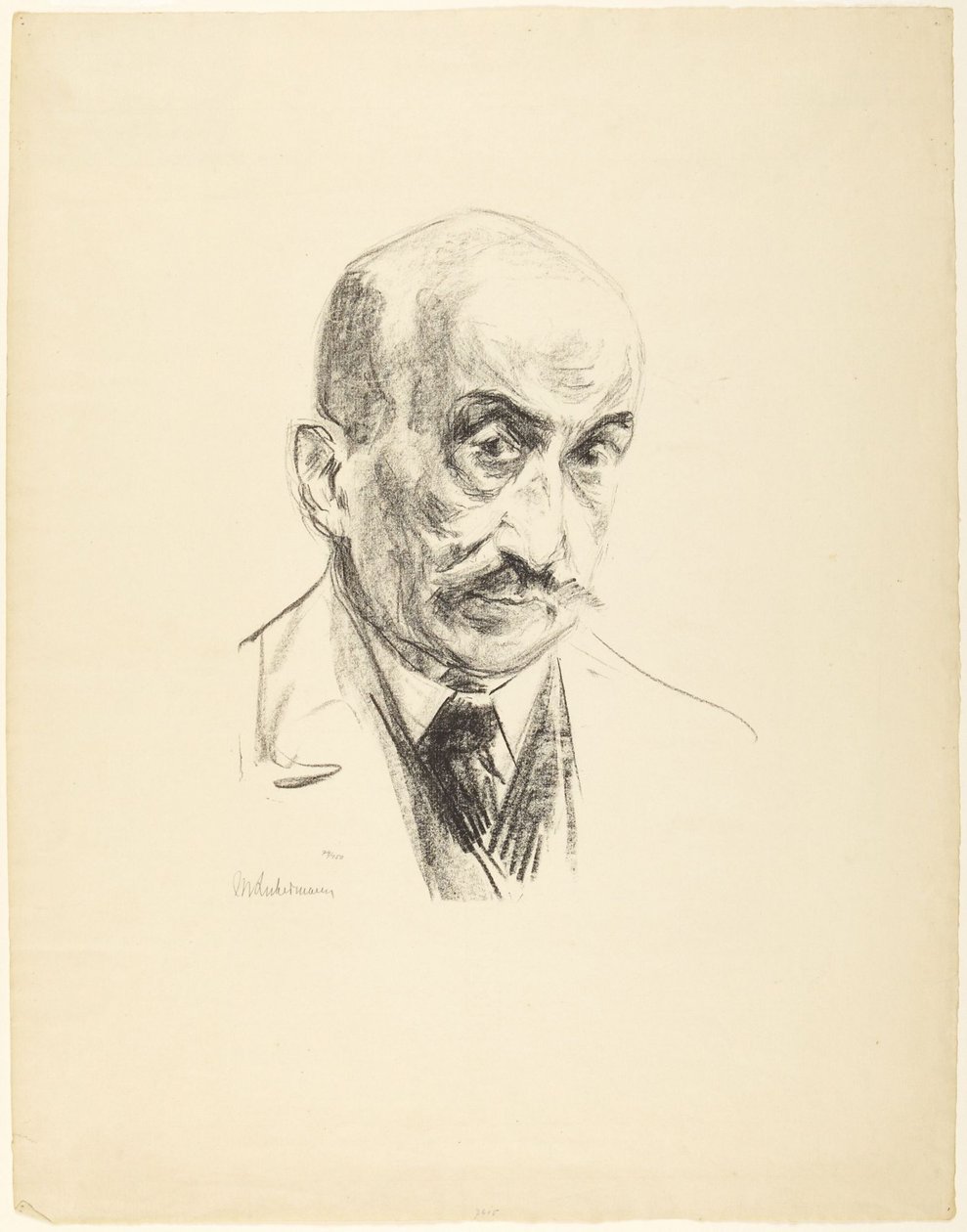Zelfportret door Max Liebermann
