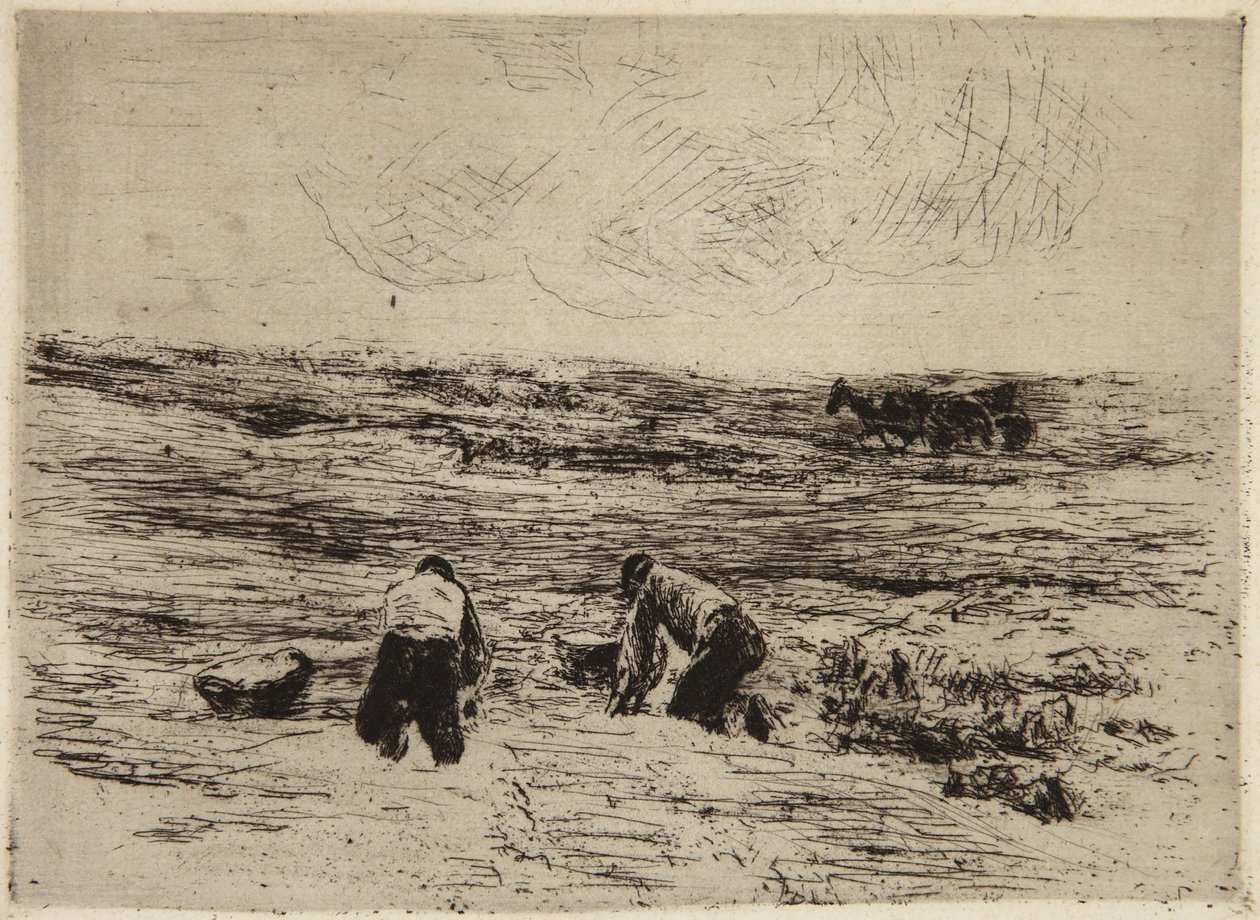 De aardappelboeren door Max Liebermann