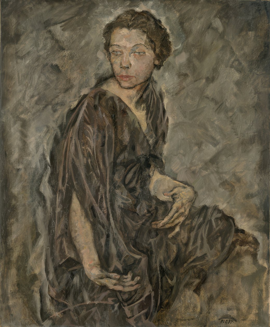 Portret van Tilla Durieux door Max Oppenheimer