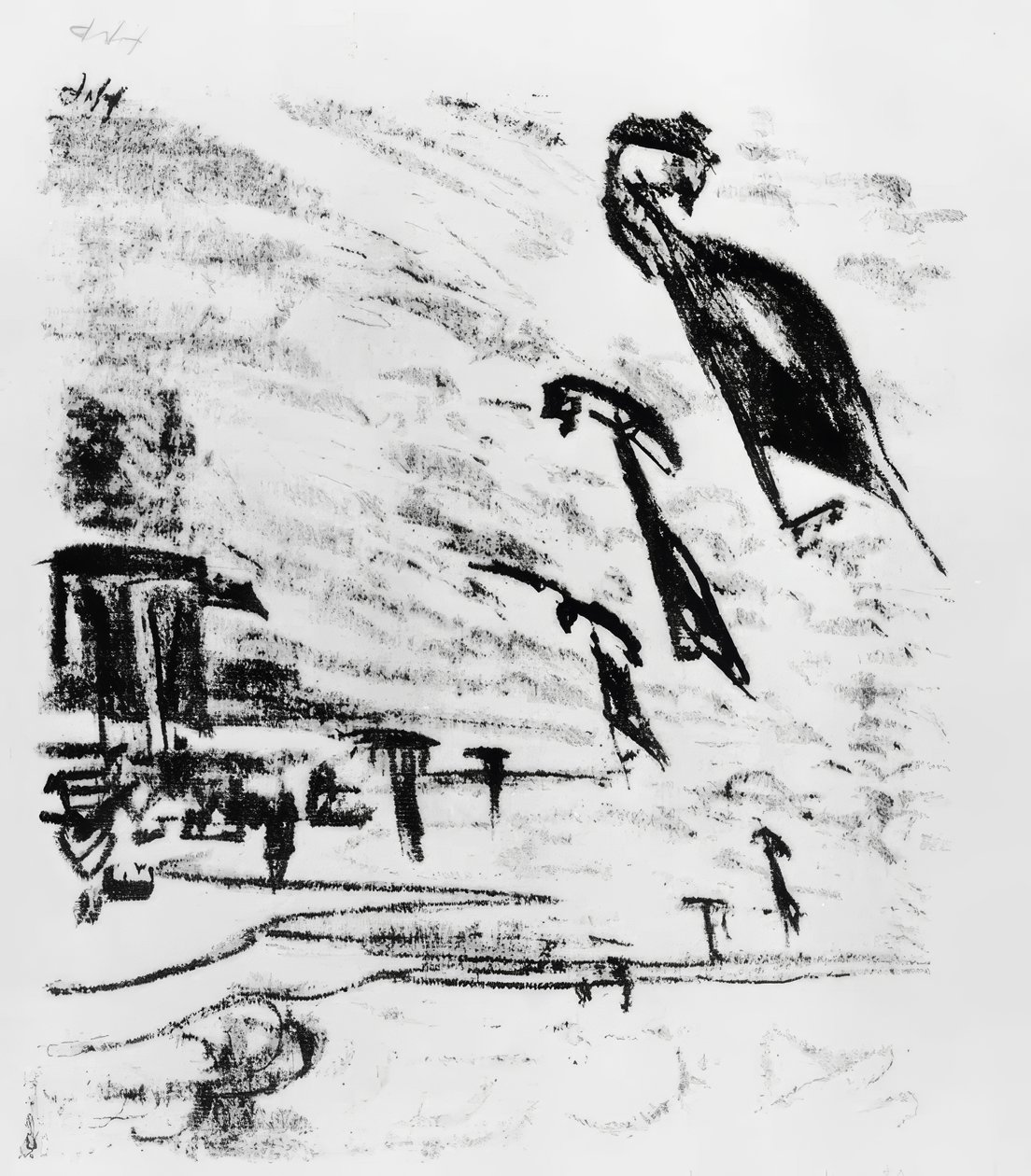 Boten op het meer door Max Pechstein