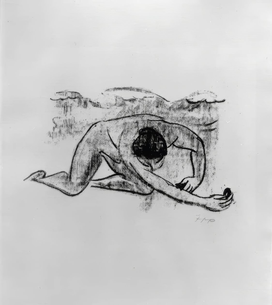 In het water I door Max Pechstein