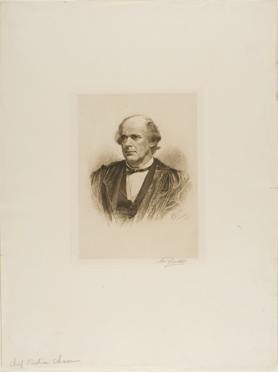 Portret van opperrechter Chase door Max Rosenthal