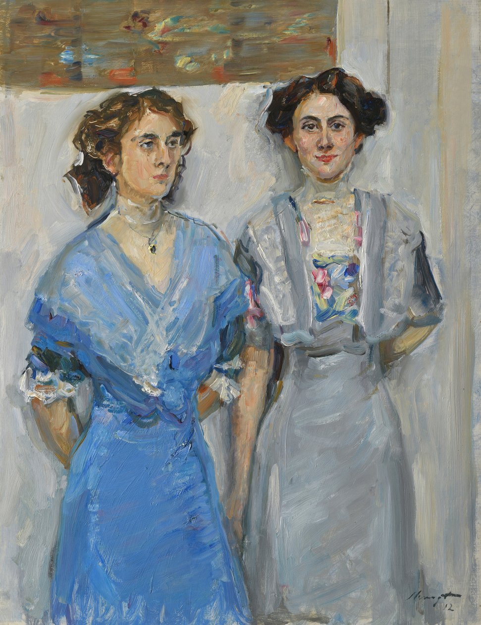 Eva en Dora Steinbart (Twee zussen) door Max Slevogt