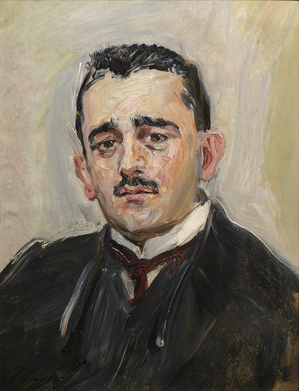 Portret van Bruno Cassirer door Max Slevogt