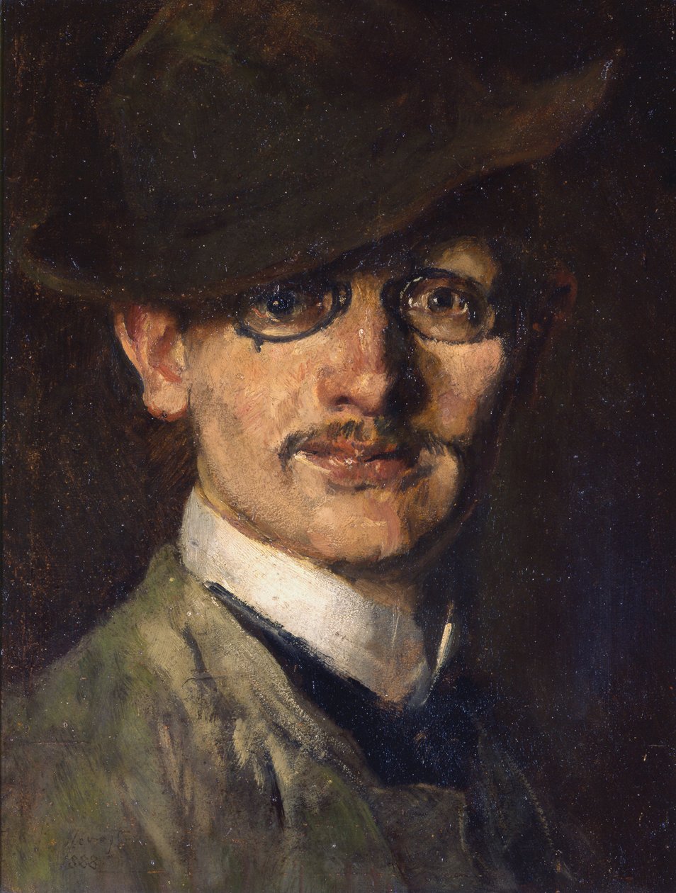 Zelfportret door Max Slevogt