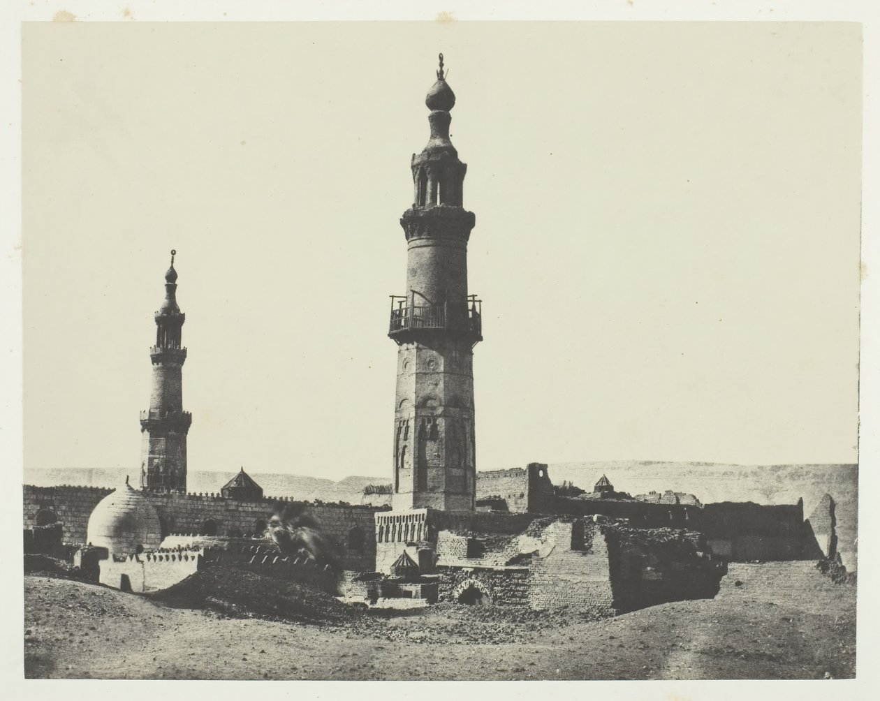 Moskee van Aly-Bey, Girgeh, Boven-Egypte, 1849-51, gedrukt 1852 door Maxime Du Camp