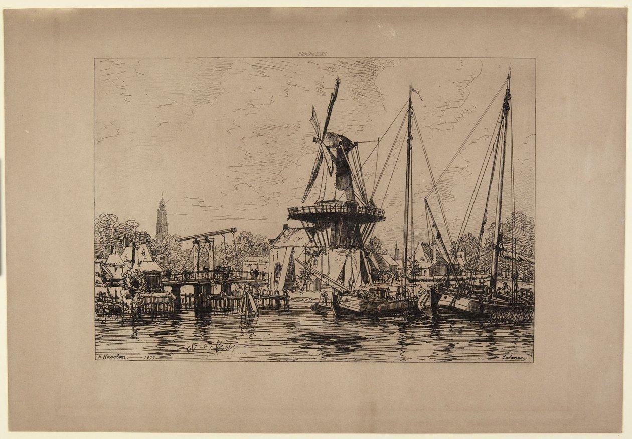In Haarlem - 1877 door Maxime Lalanne