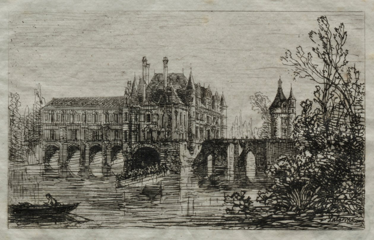 Kasteel van Chenonceau door Maxime Lalanne