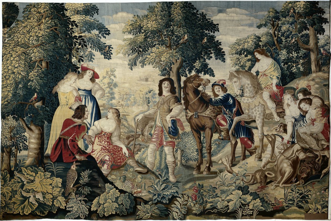 Rust in het bos door Maximiliaan van der Gucht