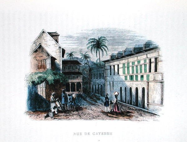Rue de Cayenne, Frans Guyana, illustratie uit 