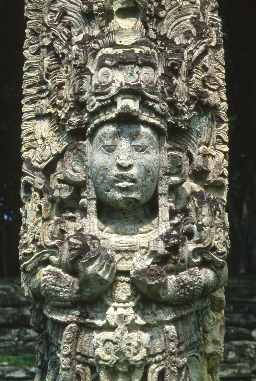 Copan Stela H door Mayan