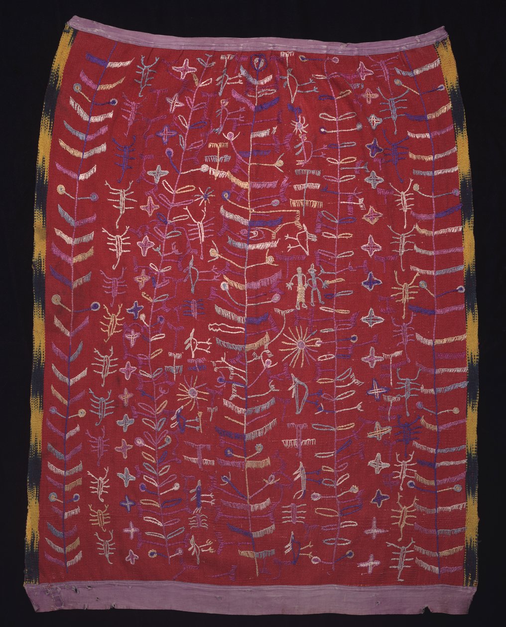 Cofradia textiel, mogelijk een schort voor een Christusfiguur, ca. 1920-1940 door Mayan Mayan