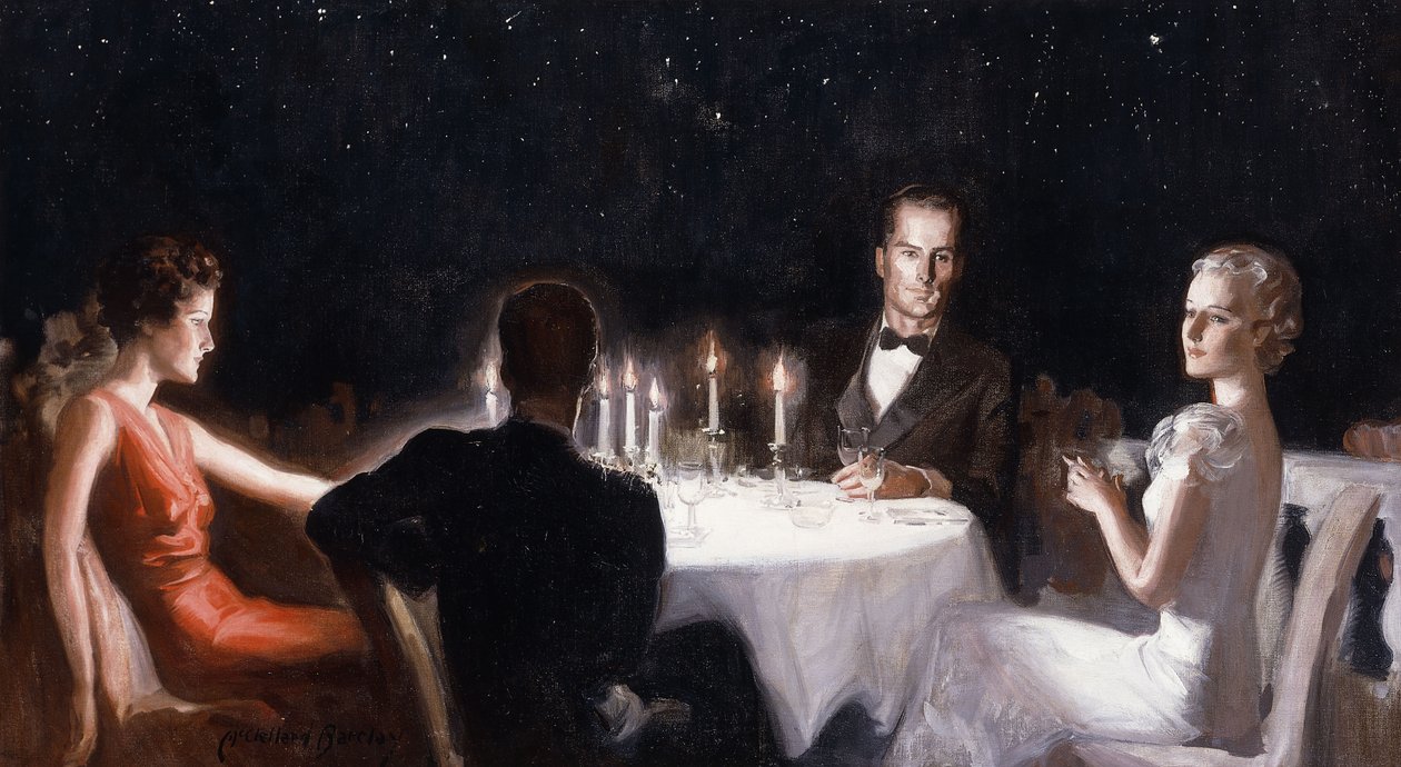 Diner Onder de Sterren door McClelland Barclay
