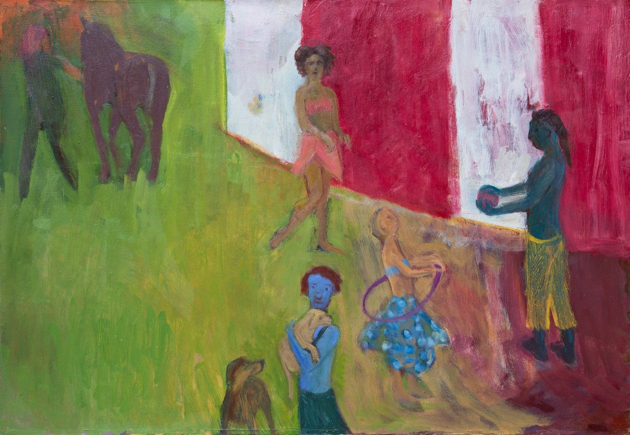 Paren, 2019 (olieverf op doek) door Megan Williamson