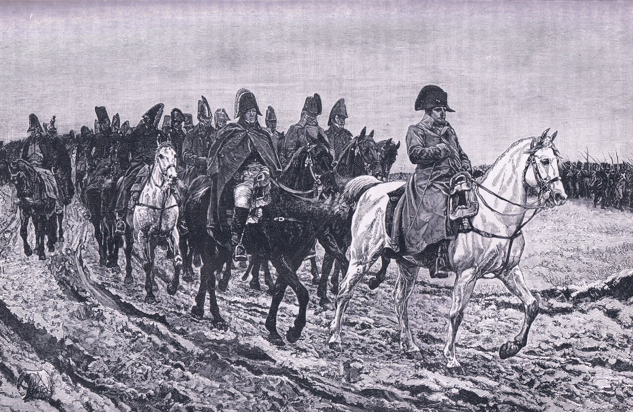 De terugtocht uit Moskou AD 1812 door Meissonier