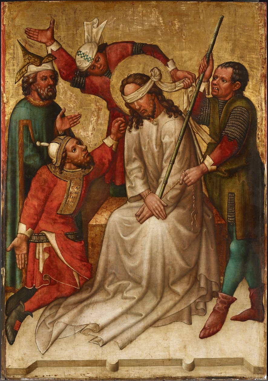 Bespotting van Christus door Meister des Andreasaltars