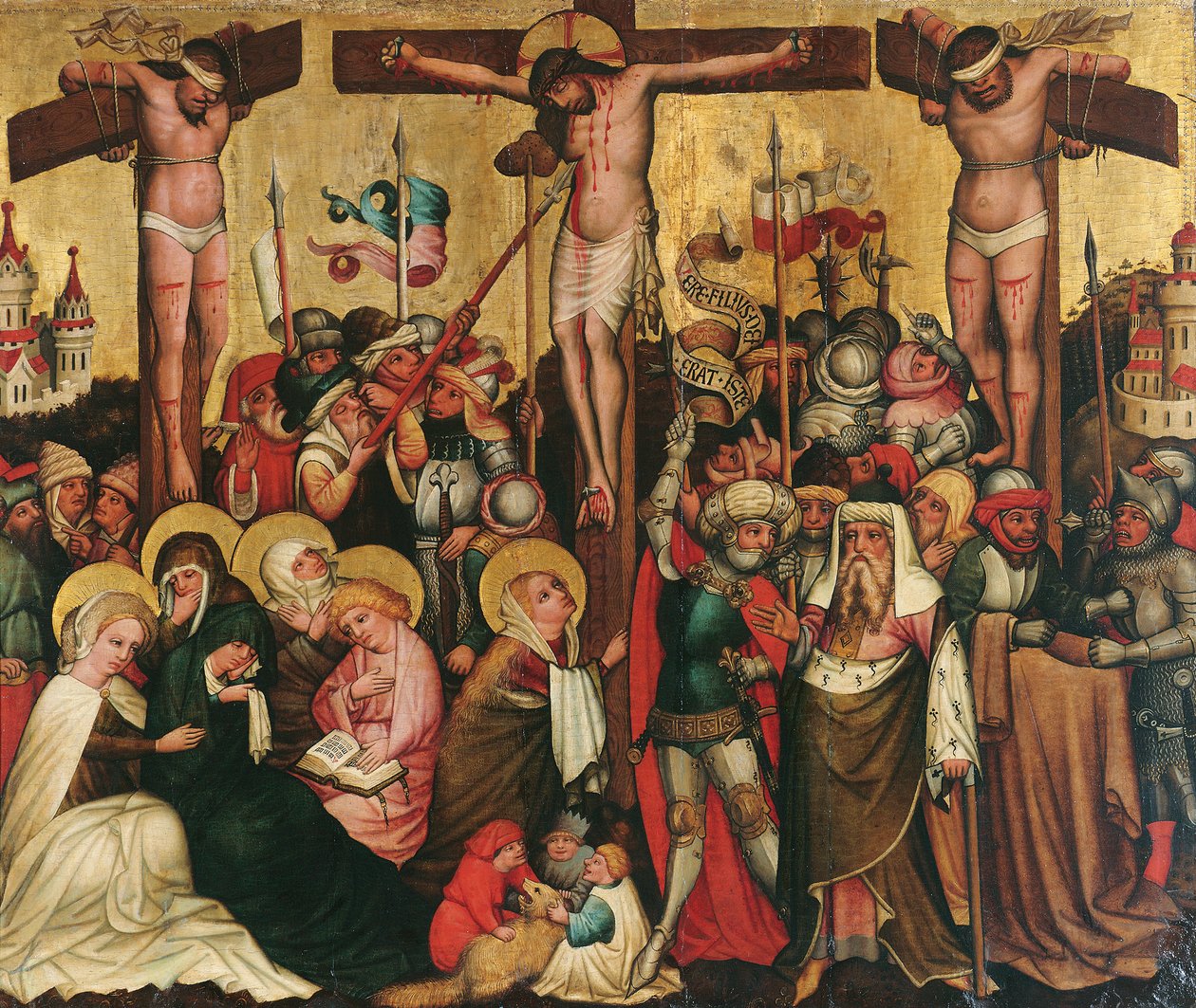 Kruisiging van Christus door Meister von Laufen