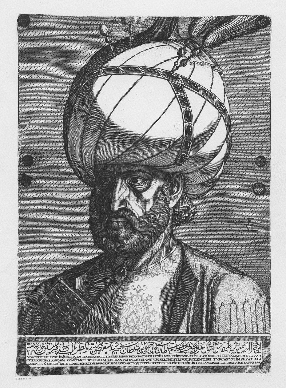 Suleiman de Grote, 1557 door Melchior Lorck