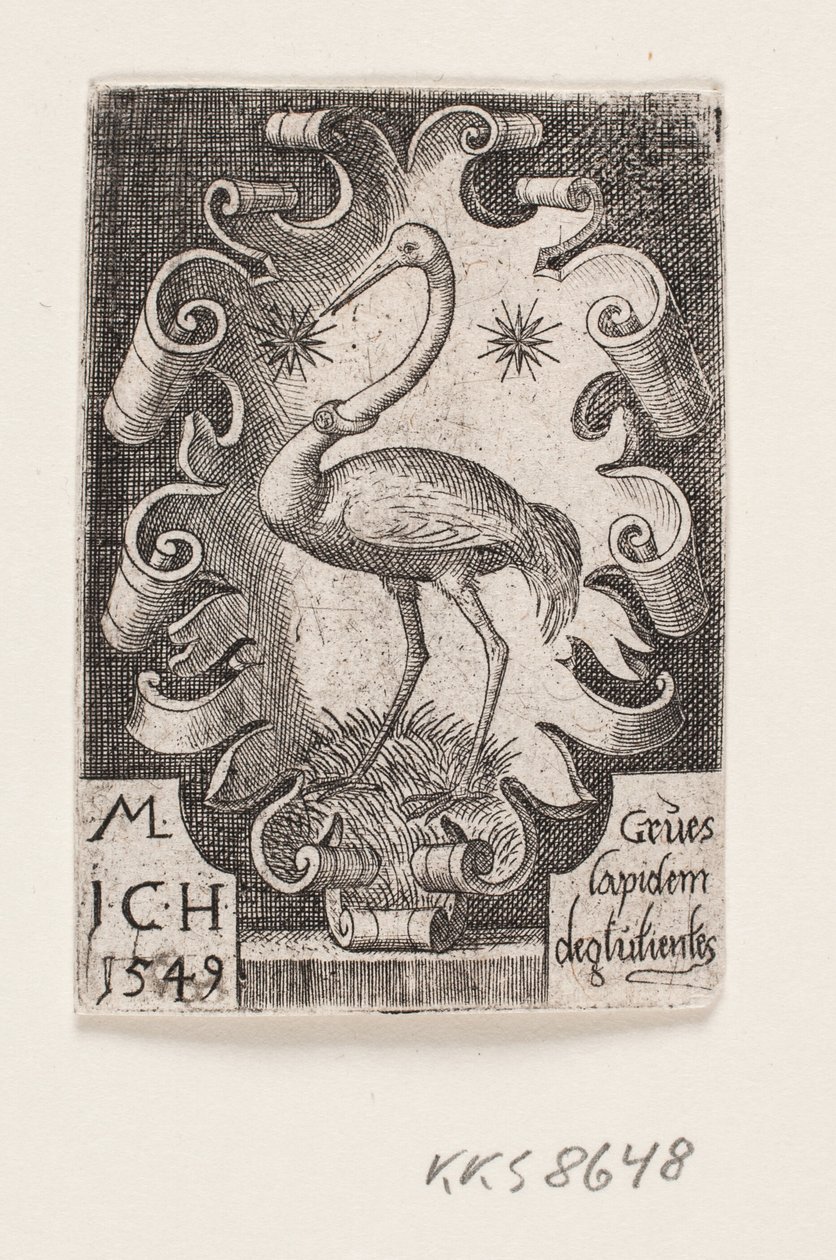 De kraanvogel door Melchior Lorck