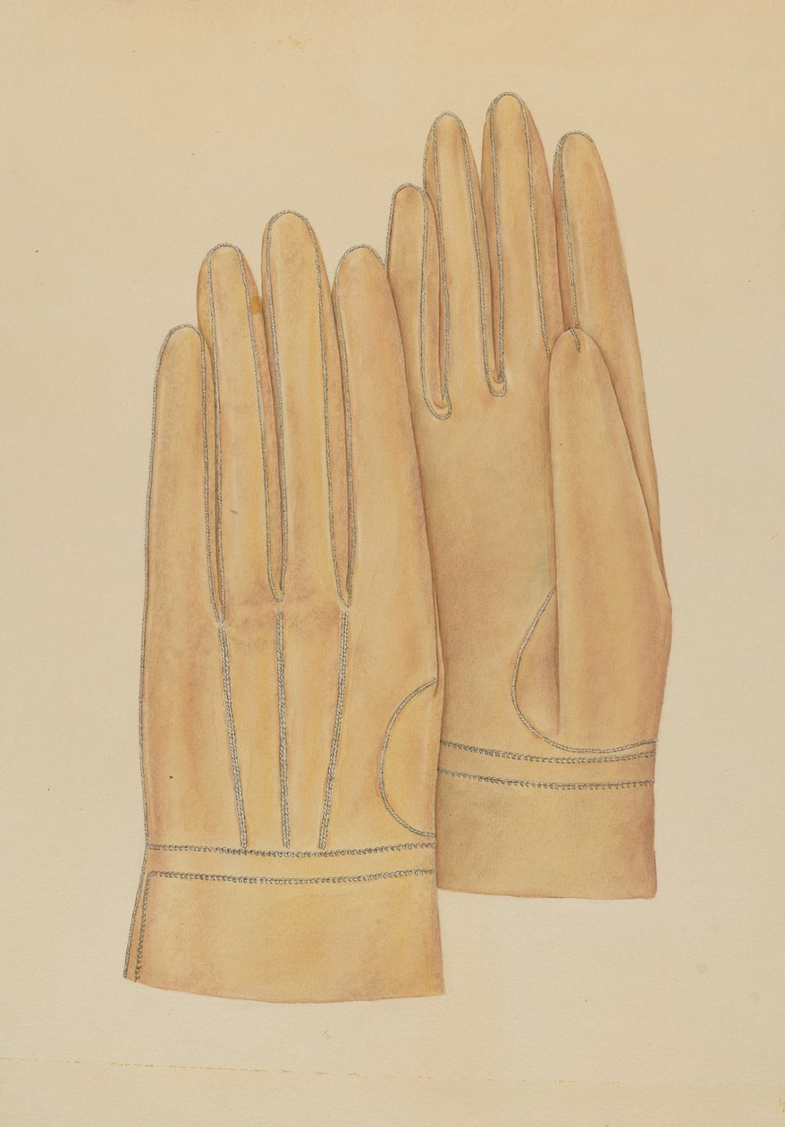 Herenhandschoenen, ca. 1938 door Melita Hofmann