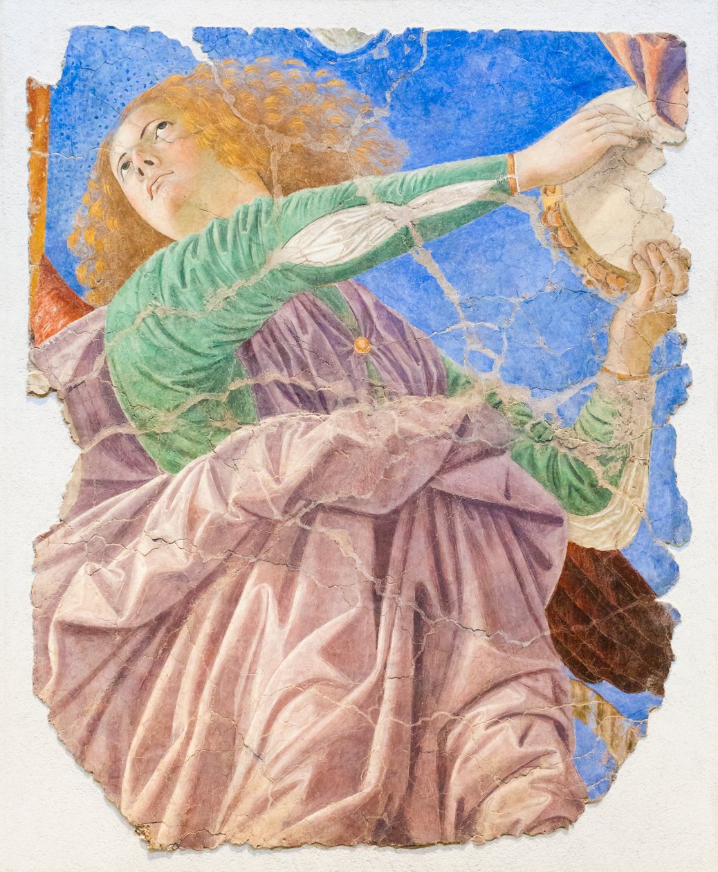 Muziekmakende engelen, c.1480 (gerestaureerde fresco) door Melozzo da Forli