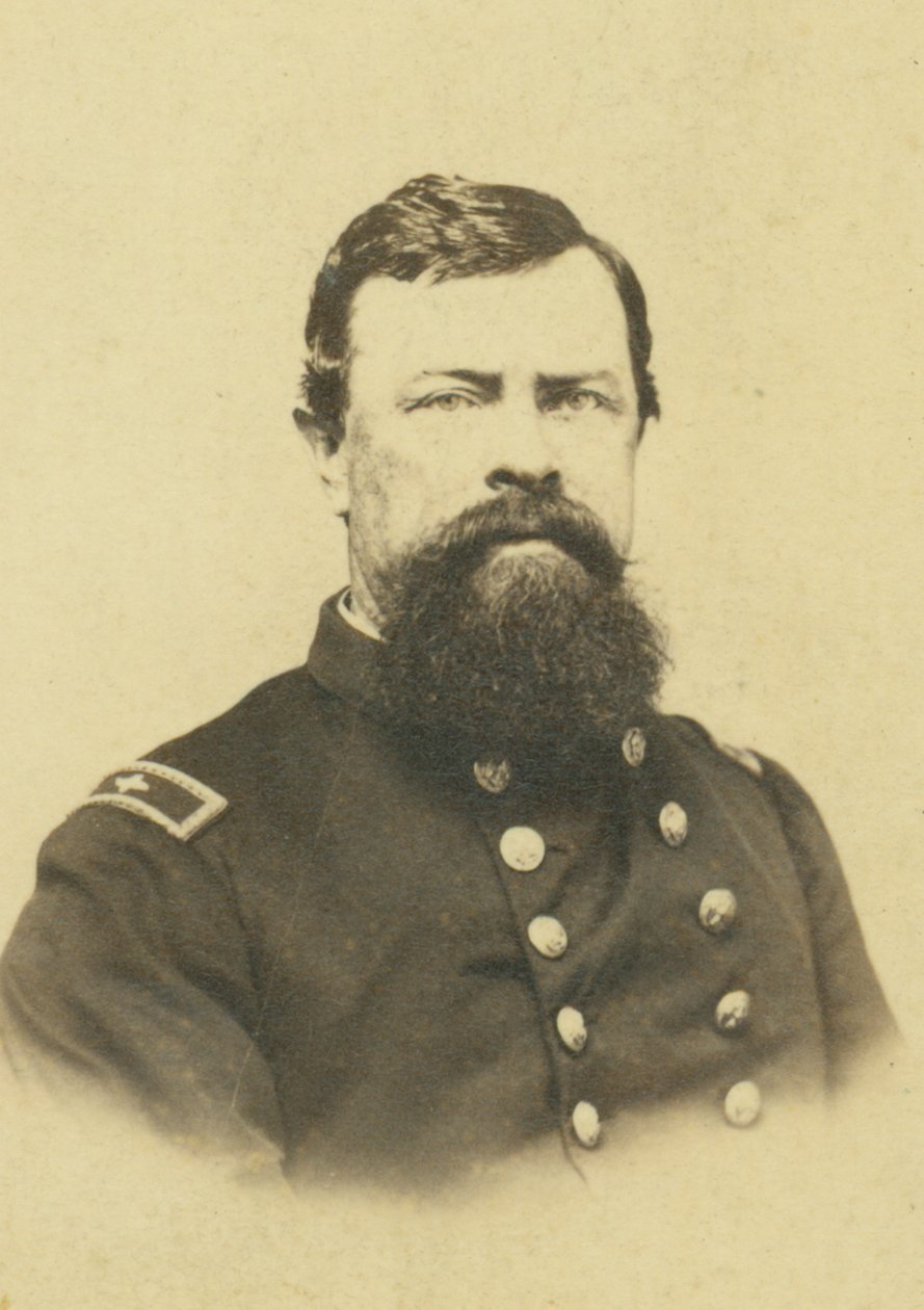 Borstbeeld portret van een man in uniform door Memphis J.W. Taft